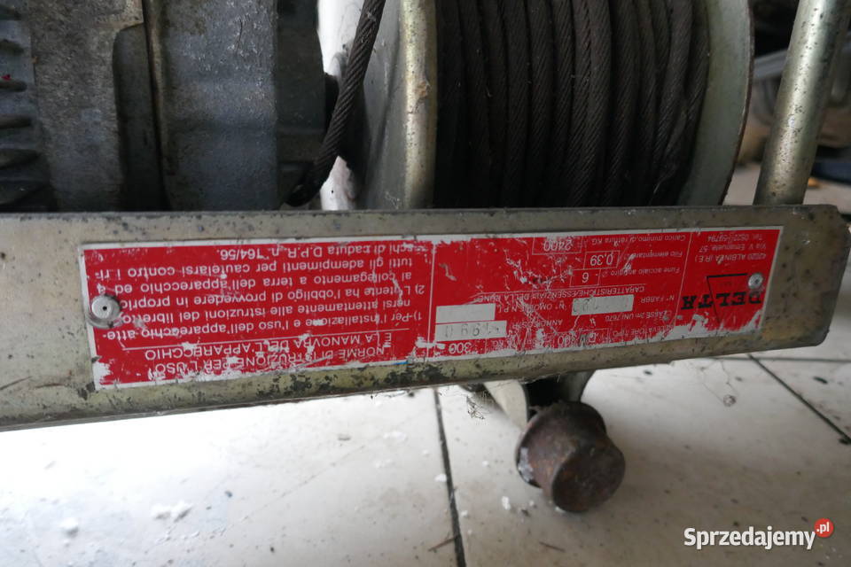 Wyciągarka lebiodka elektryczna suwnica lubelskie Zamość