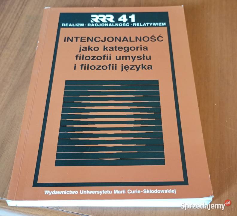 Intencjonalność jako kategoria filozofii umysłu Gdańsk