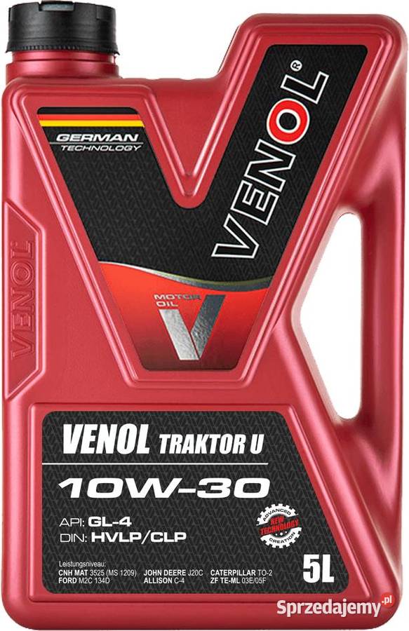 Olej hydrauliczno przekładniowy VENOL TRAKTOR U Sieradz