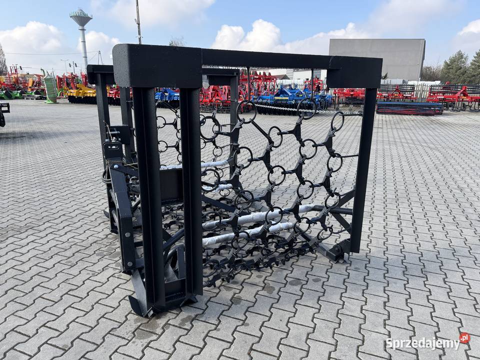 Włóka łąkowopolowa 5m 2siłowniki MetalTechnik nieuszkodzony Opatówek sprzedam