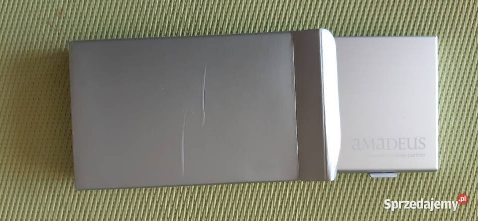 Wizytownik metalowy na wizytówki etui nowy mazowieckie Pruszków sprzedam