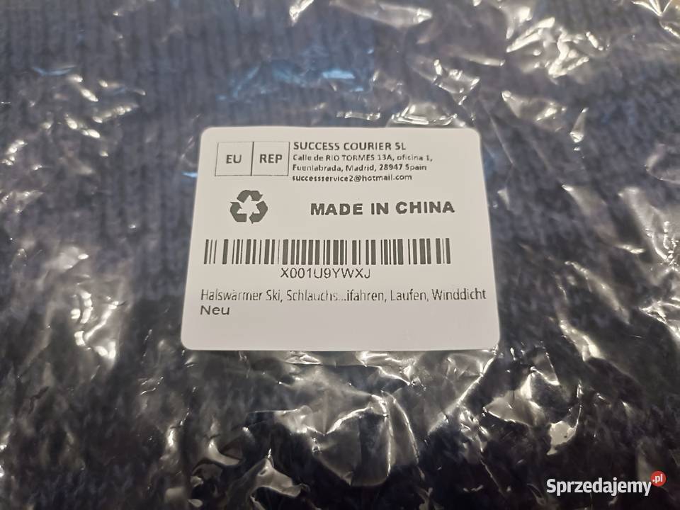 Ocieplacz na szyję komin pomorskie Kwidzyn sprzedam