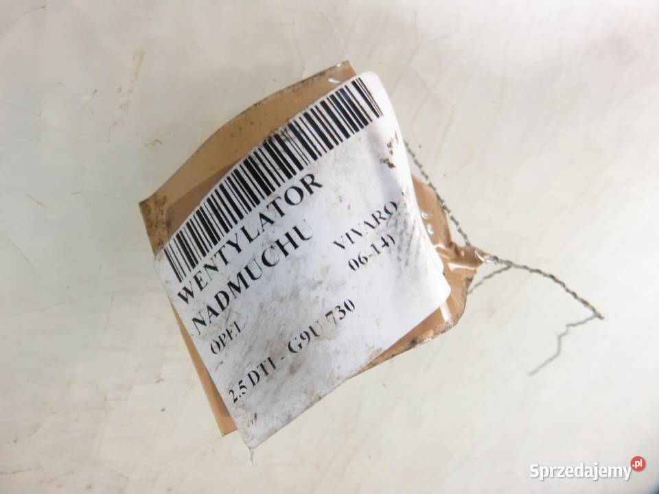 DMUCHAWA OPEL VIVARO A małopolskie