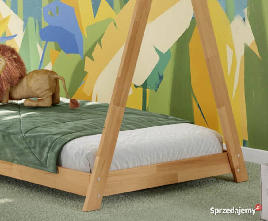 Łóżko dziecięce domek TIPI TARTAK MEBLE 90x200