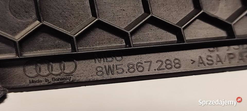 AUDI A4 B9 OSŁONA SŁUPKA PRAWY TYŁ 8W5867288B