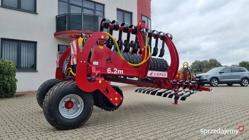 Wał z włóką hydr 62m 530 mm cambridg wał nieuszkodzony