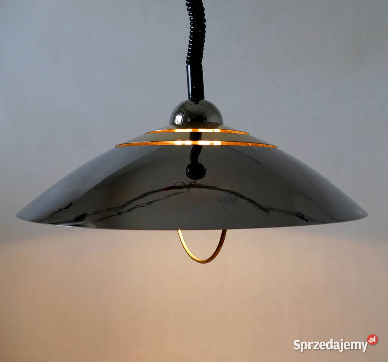 Lampa wisząca Massive Belgia lata 70 lubuskie Zielona Góra