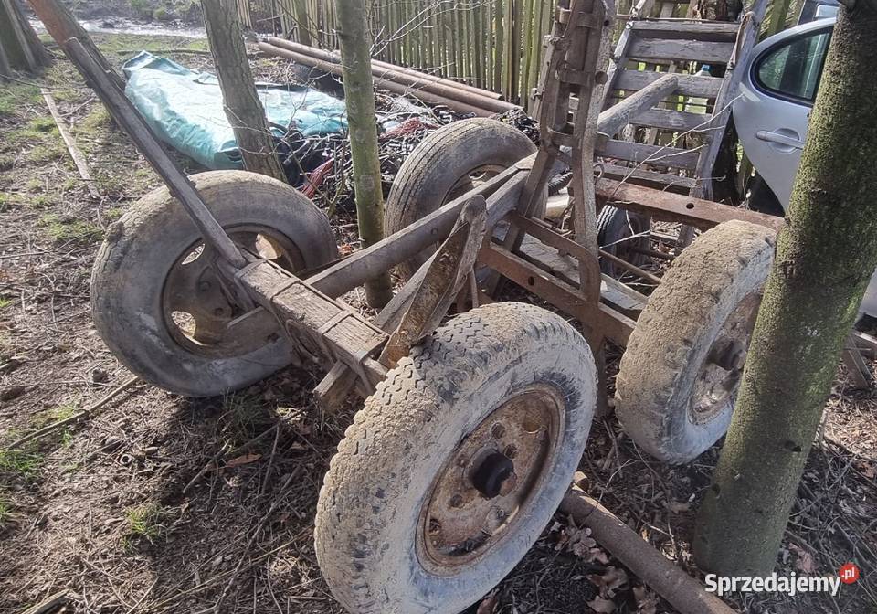 Wóz do traktora duże koła Klecza Dolna