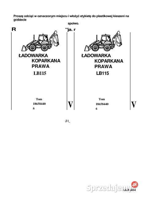 Holland LB115 instrukcja naprawy
