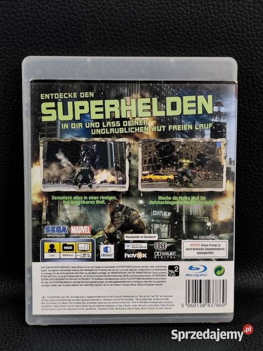 PlayStation 3 The Incredible Hulk
