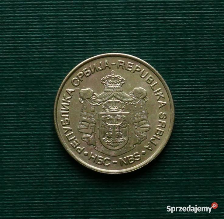 SERBIA 5 dinarów 2008r Gliwice