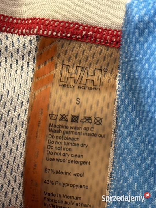 Bluzka Helly Hansen S 57 merino wool wełna termo Skarżysko-Kamienna