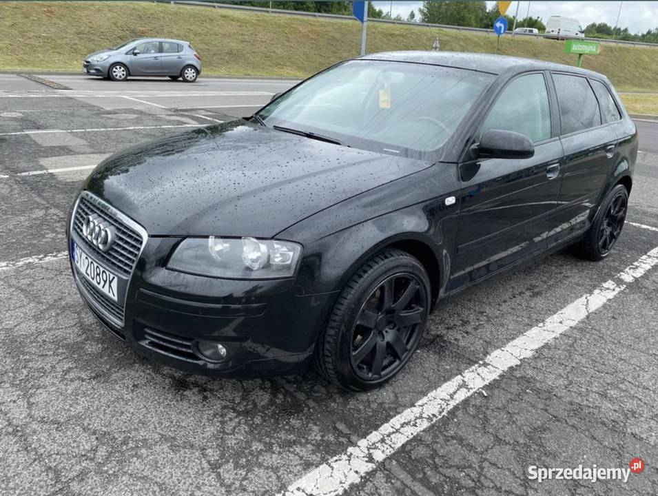 Audi a3 8p 2006 Czarne Bez wkładu własnego Rok produkcji 2006 sprzedam