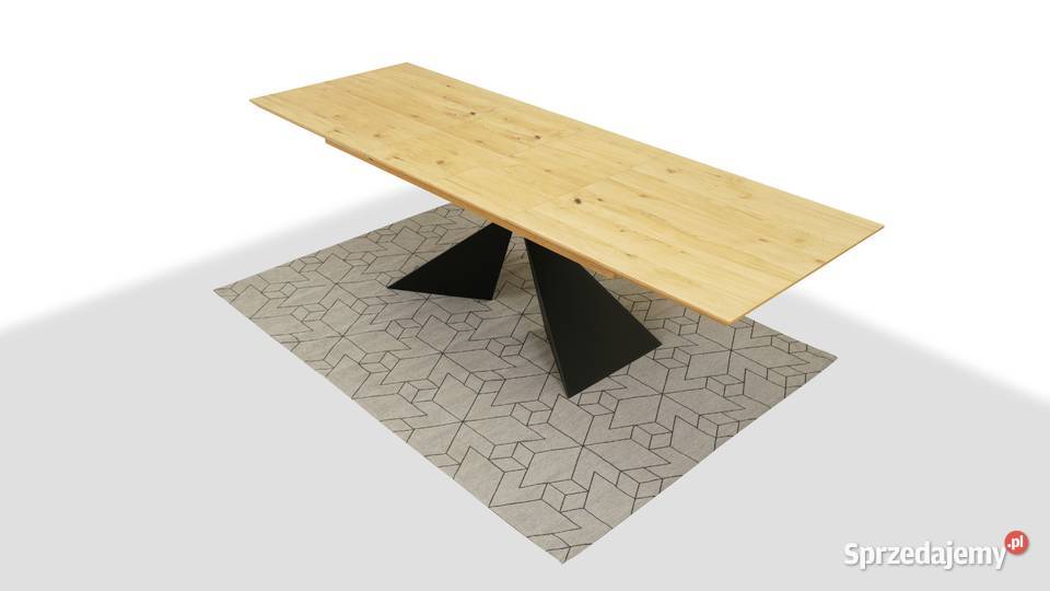 Nowoczesny Fornirowany Stół 200x100 Rozkładany