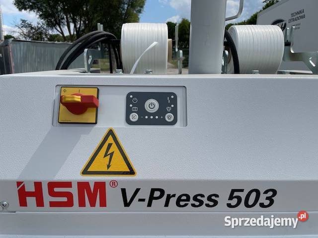 Prasa belownica do folii makulatury odpadów