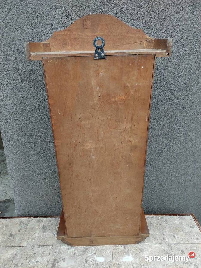 Szafka skrzynia obudowa starego zegara witrynka Tczew