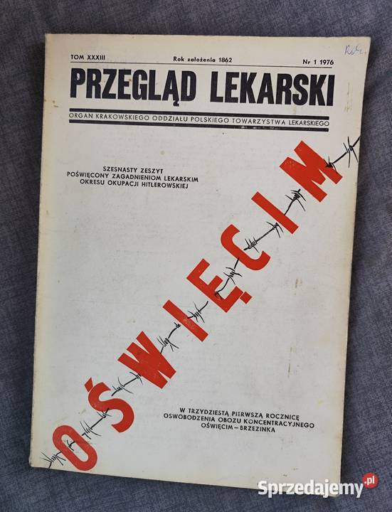 Przegląd lekarski Oświęcim z 1976 r Sosnowiec