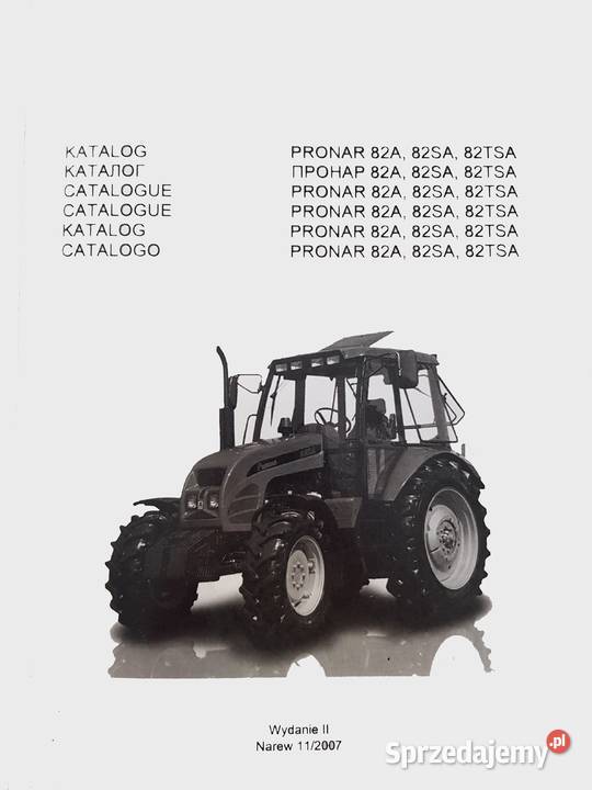 Katalog części PRONAR 82A82SA82TSA Sulechów