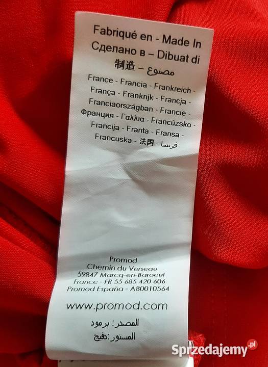 Piękna czerwona letnia sukienka Promod mazowieckie Warszawa