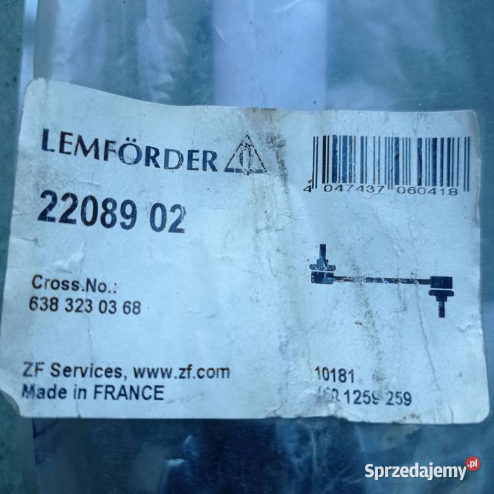 Łącznik stabilizatora Lemfrder kat 22089 02