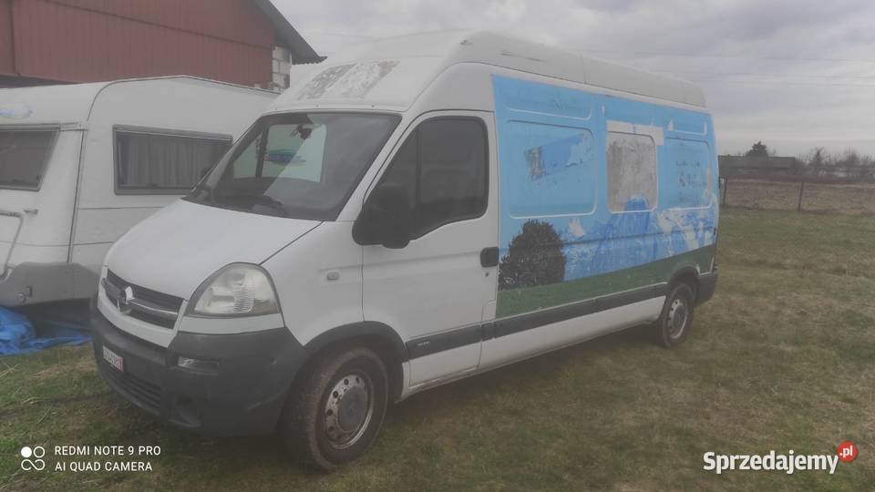 Opel movano 25 d nieuszkodzony Rytwiany
