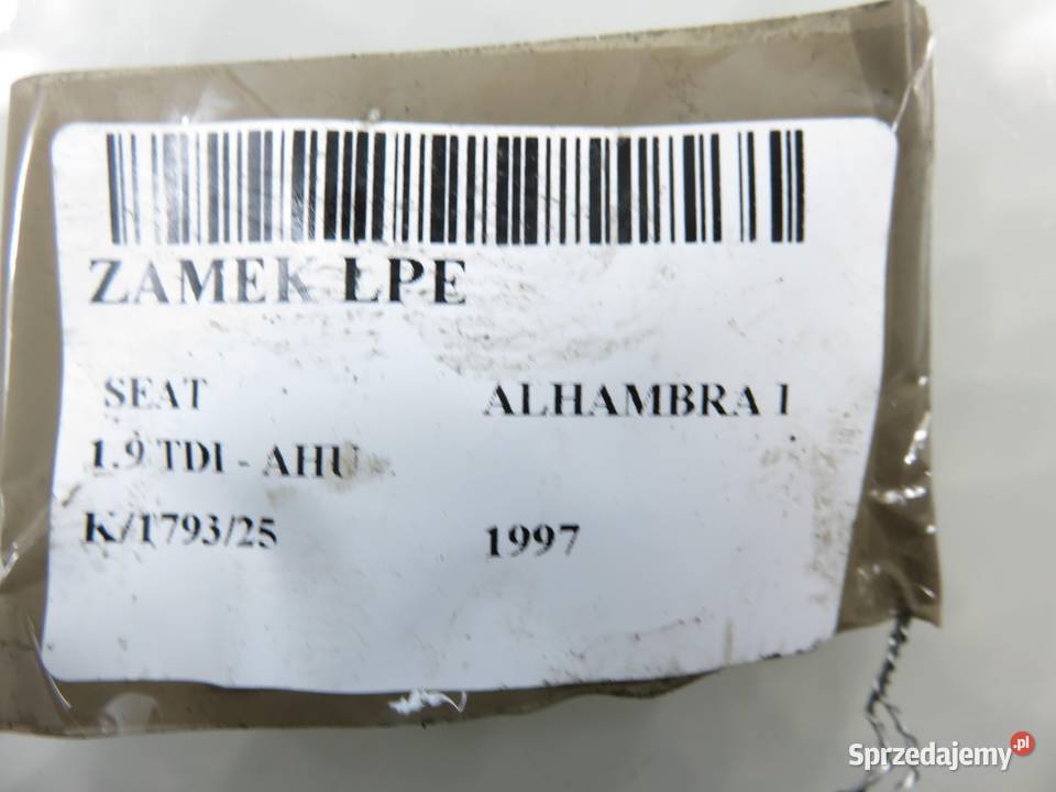 ZAMEK LEWY PRZEDNI SEAT ALHAMBRA I