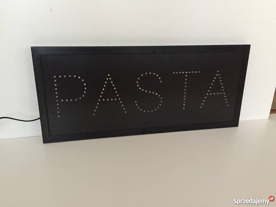 PASTA reklama LED mocne diody NOWA zewnętrzna mazowieckie Pomiechówek