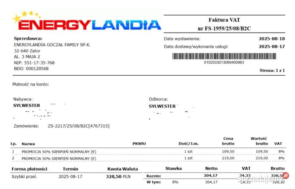 Energylandia 99 bilet normalny WINTER KINGDOM do Wolsztyn