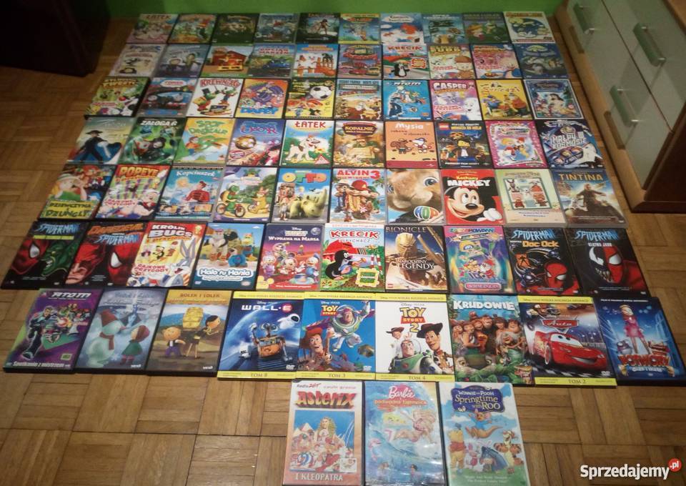 Zestaw Bajek na Dvd 72 Disney Pixar