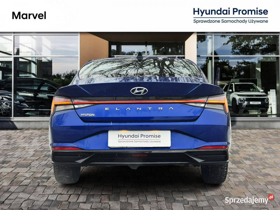 Hyundai Elantra 16 MPI CVT 123 Wersja SMART czujnik parkowania Łódź