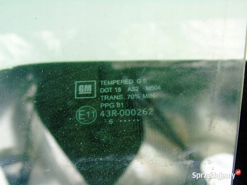 Szyba drzwi lewy przód Opel Meriva A 13205905 Pozostałe Motoryzacja