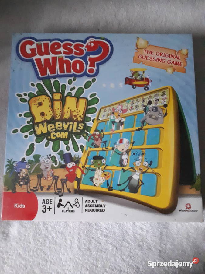 Guess WhoBin Weevils wersja angielska Hasbro mazowieckie
