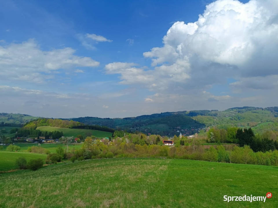 Działki pod lasem z panoramicznym widokiem dolnośląskie Walim