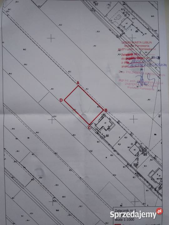 Działka budowlana 1079 m2 Lublin Marzanny budowlana lubelskie