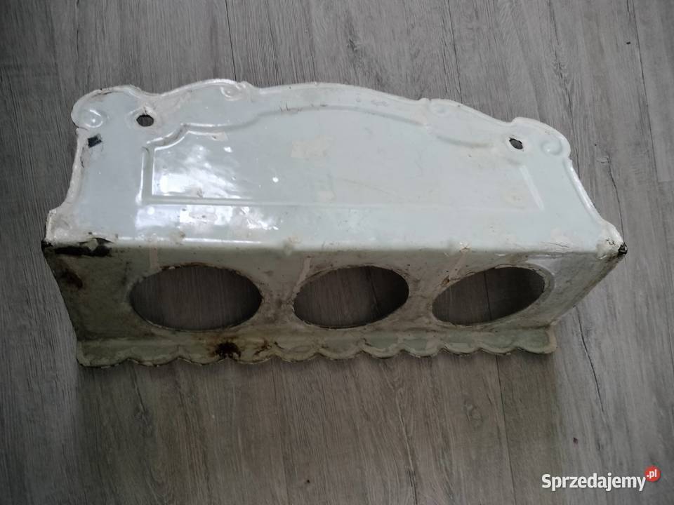 Stara metalowa półka kwietnik przyprawy vintage Choszczno