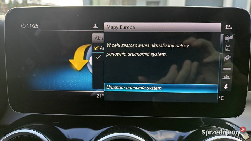 MAPA MERCEDES COMAND ONLINE NTG 55 EUROPA 2023 Zgierz sprzedam