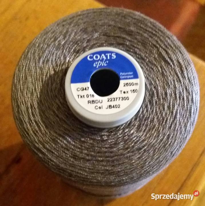 Nici szwalnicze COATS epic Tkt 012 Tex 220 Tarnowo Podgórne sprzedam