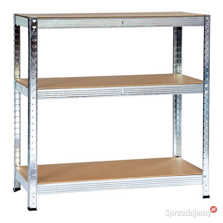 Regał magazynowy metalowy 2w1 5 półek 150x75x30 Regały warsztatowe Poznań sprzedam