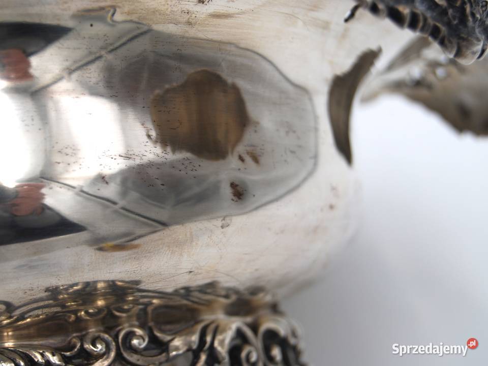 Duża piękna głęboka misa srebro pr 925 Anglia Poznań