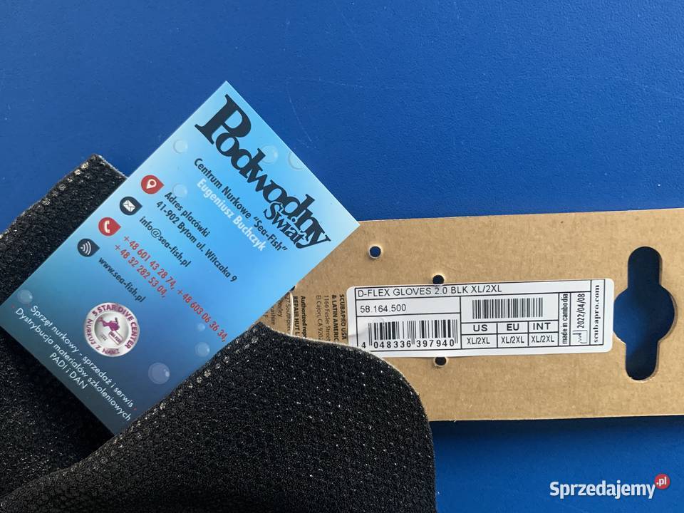 Rękawice nurkowe 2 mm Scubapro DFlex Nurkowanie Bytom sprzedam