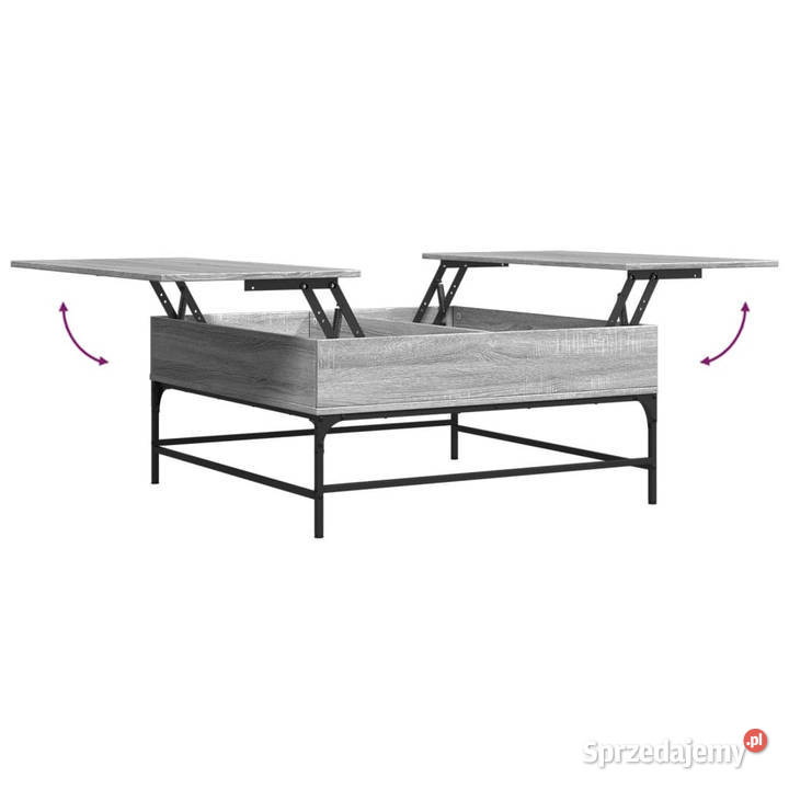 Stolik kawowy szary dąb sonoma 95x95x45 Warszawa