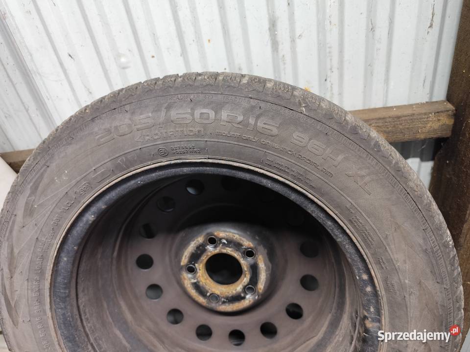 Opony Zimowe Nokian WR d4 205 60 R16 z felgami Opony i felgi Rogów