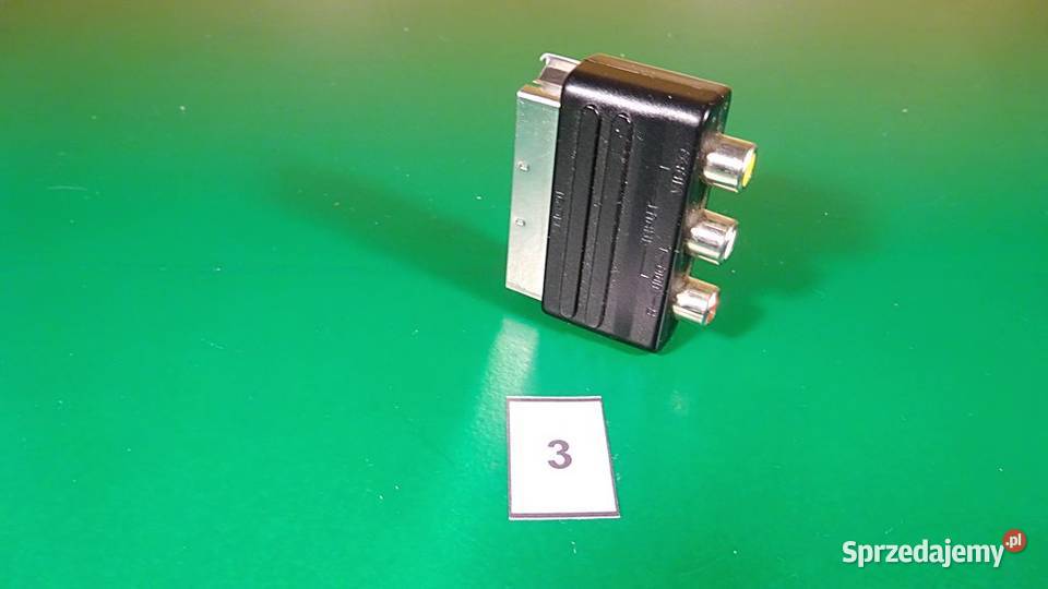 PRZEJŚCIE 3xCINCH EURO 20pin Video2xAudio Chorzów sprzedam