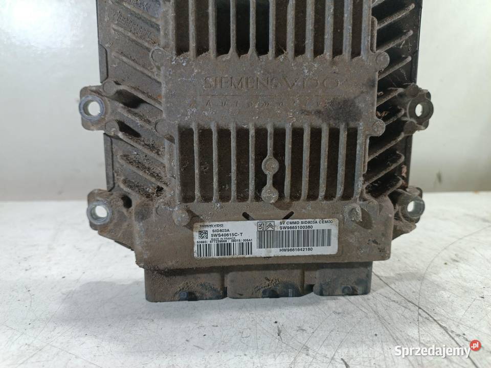 KOMPUTER STEROWNIK SILNIKA CITROEN JUMPY II 20 Komputery
