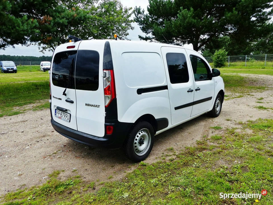 Renault Kangoo dCi 110 LONGKlimaElektrykaBoczne relingi dachowe Samochody dostawcze Piła