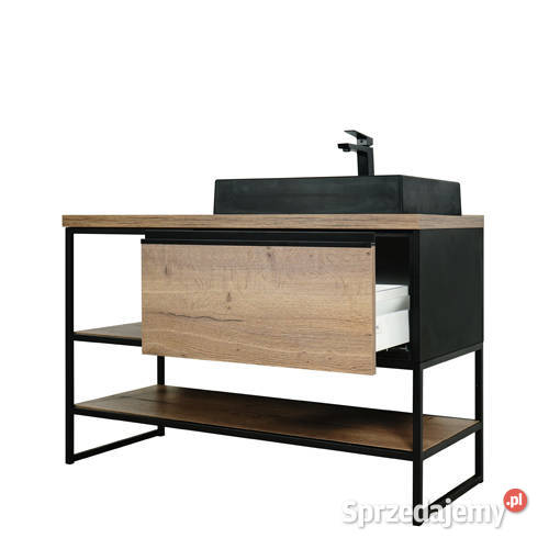 Szafka pod umywalkę 1201s z blatem stojąca loft Szafy, regały, półki Biłgoraj sprzedam