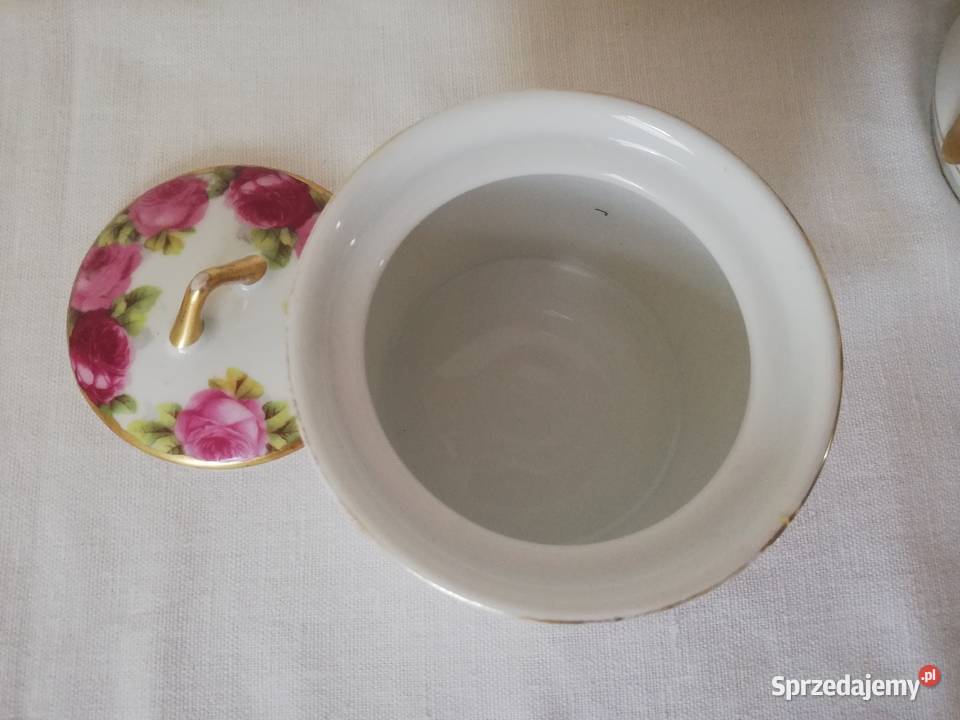 Cukiernica Rosenthal róże Porcelana i szkło Gorlice