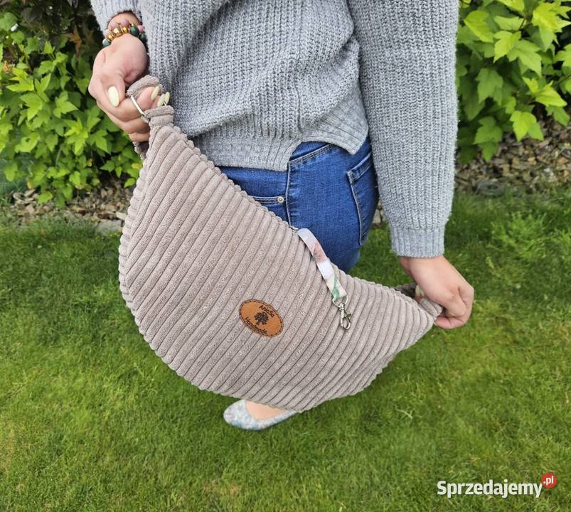 Beżowa torba crossbody handmade Na ramię  dolnośląskie Wrocław