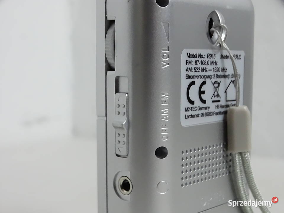 Kieszonkowe radio retro M2TEC R916 AMFM z Biłgoraj sprzedam