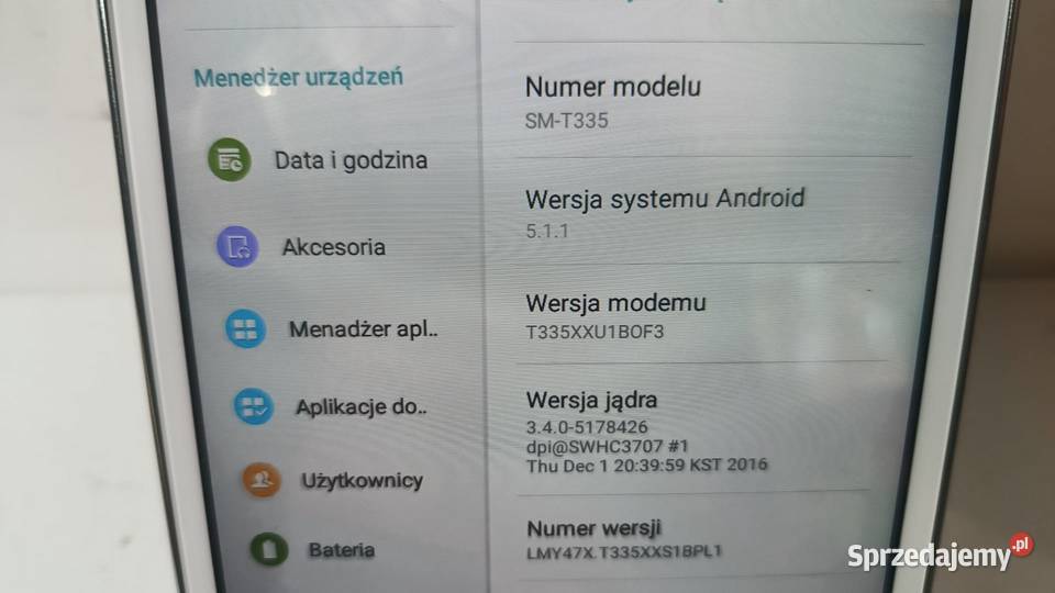 Tablet Samsung Galaxy Tab 4 80 LTE